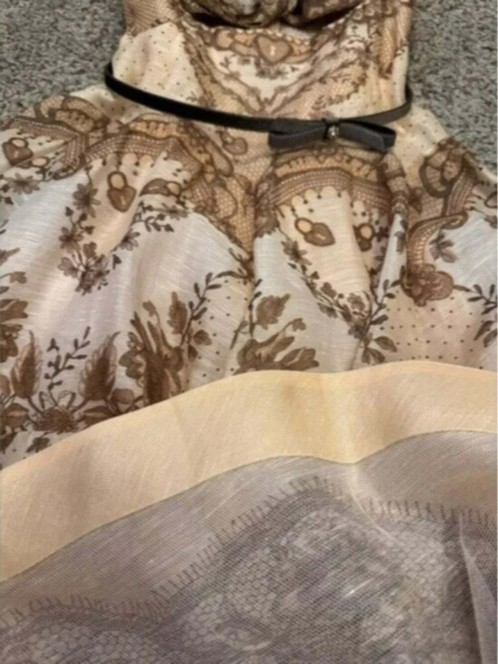 Zimmermann Crush Twist Front Midi Dress - Picture 5 of 8